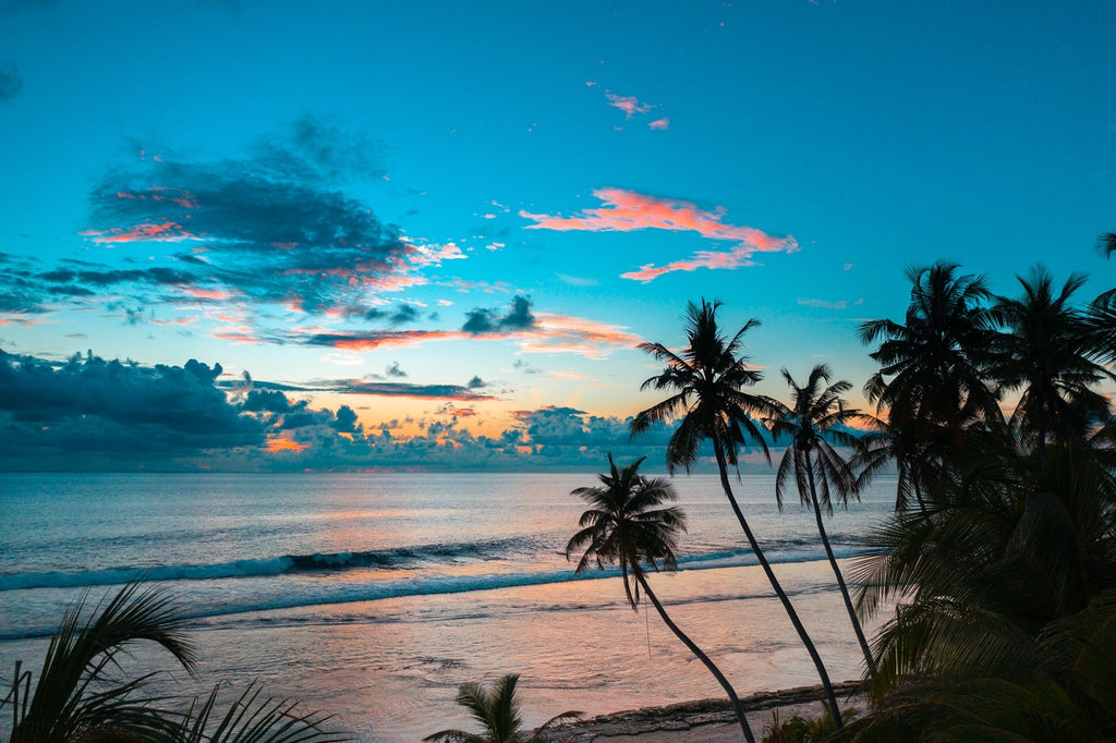 beautiful sunset Belize