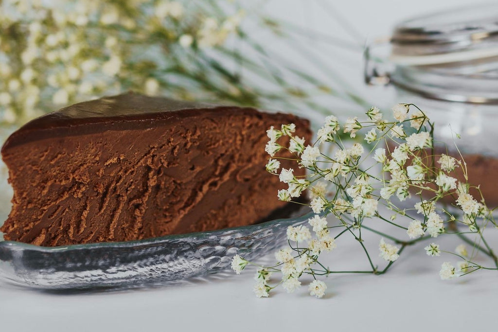 Delicious chocolate cappuccino cheesecake