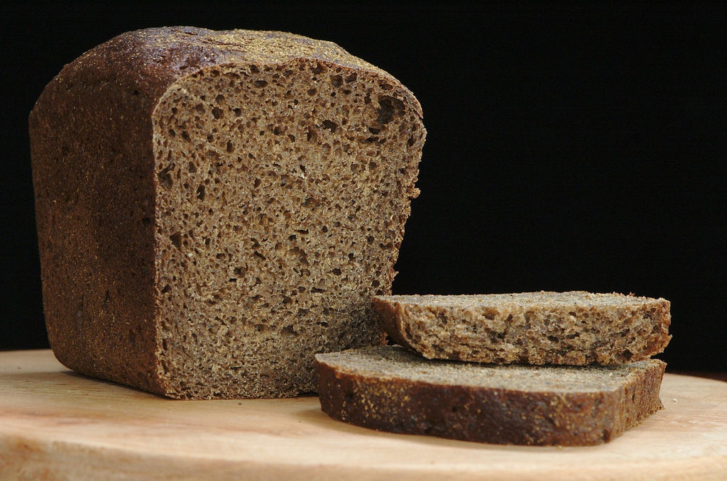 Beautiful black bread