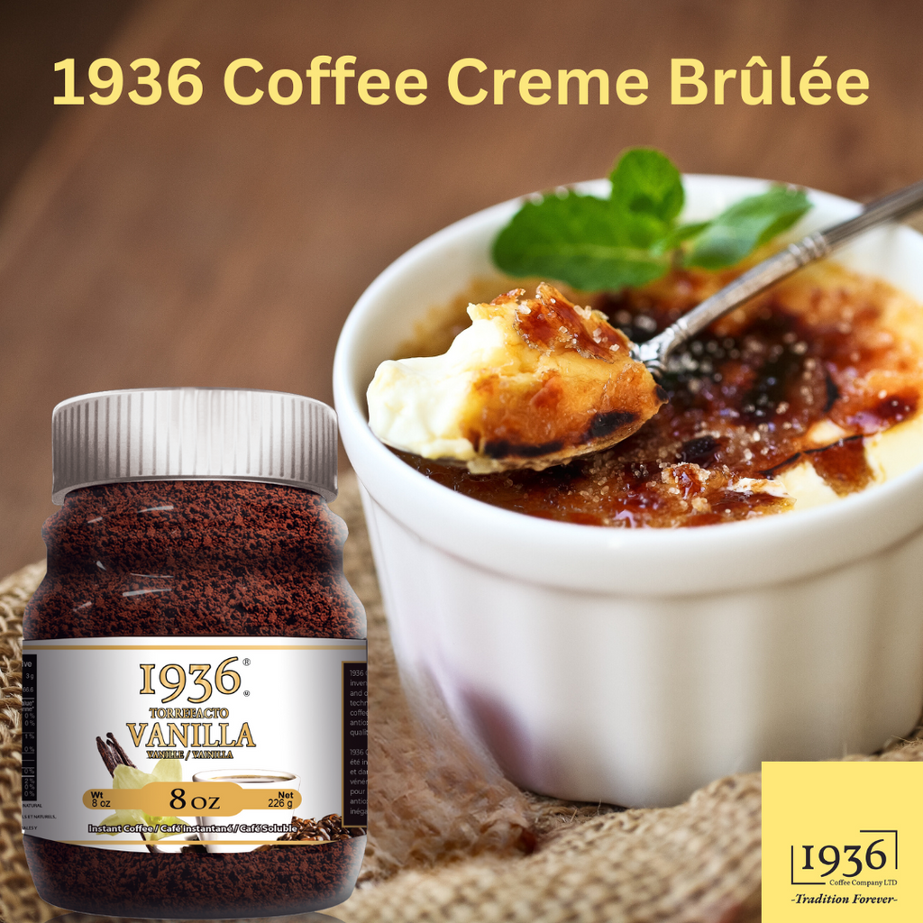 Our creamy coffee creme brûlée