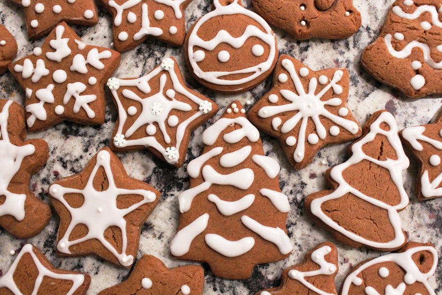Our jazzy gingerbread coffee cookies