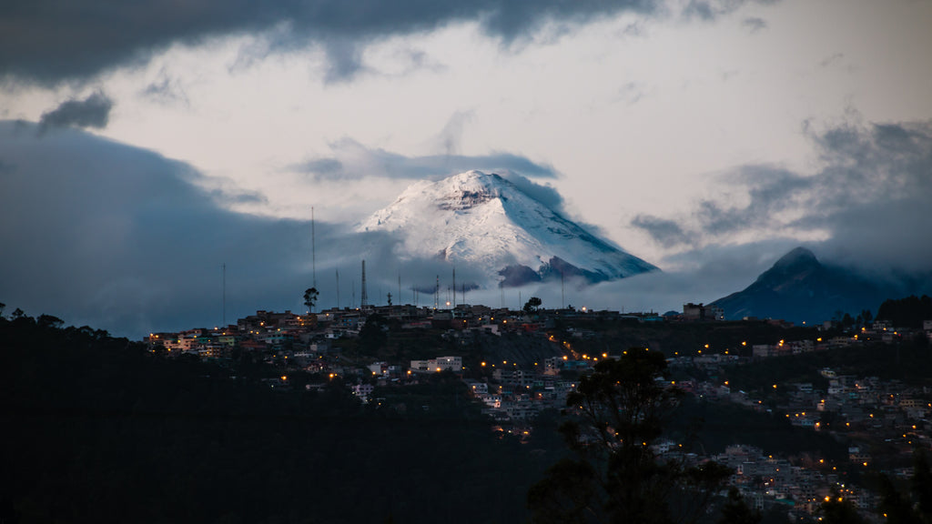 Stunning views of the Andes Mountains as a backdrop to Quito