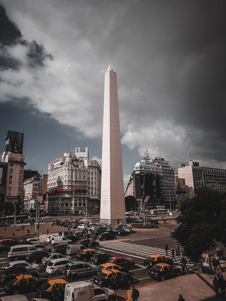 Beautiful view of Buenos Aires and the Obelisco