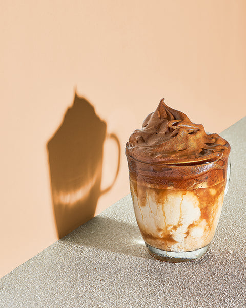 Chocolate & Hazelnut Dalgona  Coffee