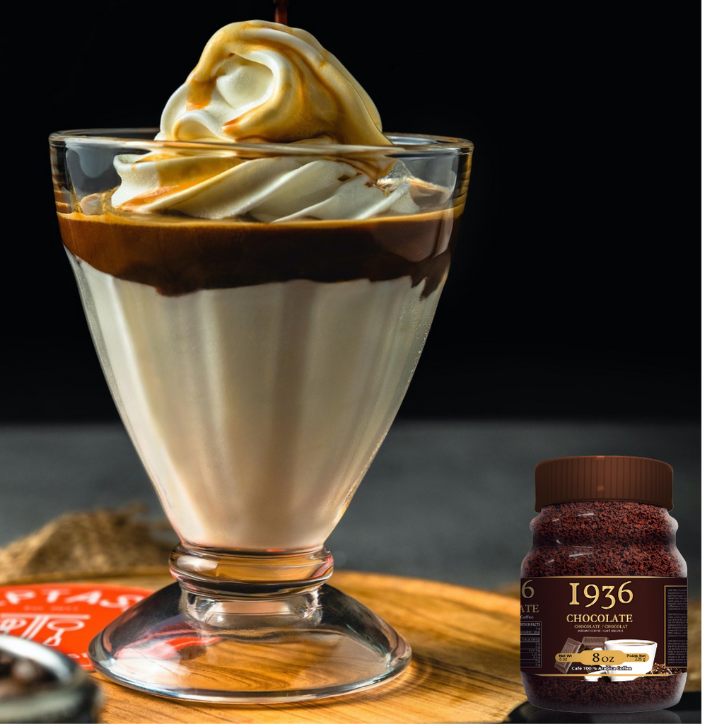 Delicious ice cream made with 1936 Torrefacto Chocolate Instant Coffee